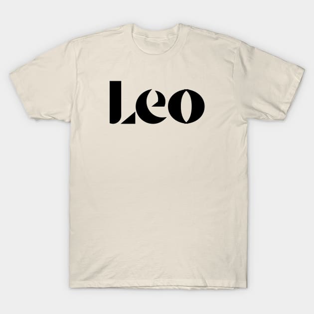 Leo - Zodiac Signs T-Shirt by Belcordi